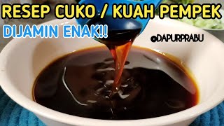 Recipe for cuko or pempek sauce