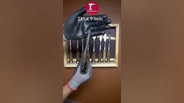 Bộ đục gỗ Nhật bãi 9 cây có hộp