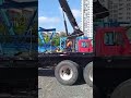Tower Crane Section Loading onto Flatbed | The Freight Machine #shorts