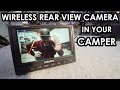 HOW TO FIT A CAMPER VAN 'WIRELESS' REAR VIEW CAMERA, using the Haloview MC5111