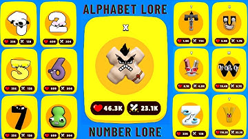 Alphabet Lore, Number Lore, Alphabet Game (A-Z), (0-9)