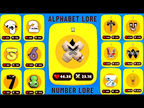 Alphabet Lore, Number Lore, Alphabet Game (A-Z), (0-9) -  in 2023