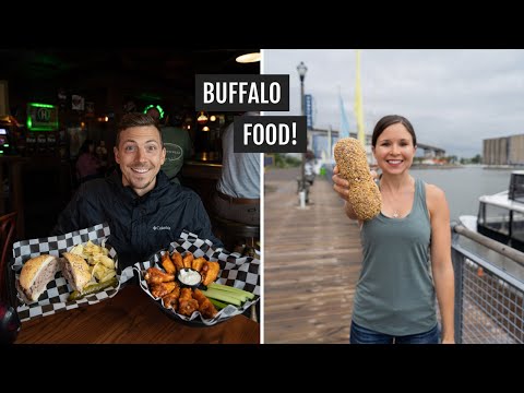 The ULTIMATE Buffalo, New York FOOD tour! (WINGS, Beef on Weck, Peanut Sticks, Pizza, & MORE!)