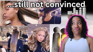 Beyoncé shows off her real hair!...and I'm still not convinced | Cécred hair care worth the hype??