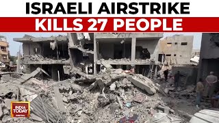 Gaza War: Airstrike Kills 27 Including Women & Children As Bodies Brought To Hospital