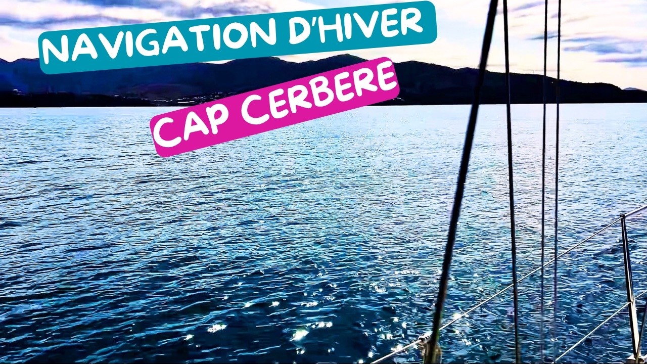 Navigation d’hiver jusqu’au Cap Cerbère et baignade à Paulille