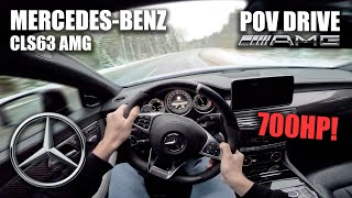 AMG CLS63 SHOOTING BRAKE POV DRIVE (LOUD) I 4K