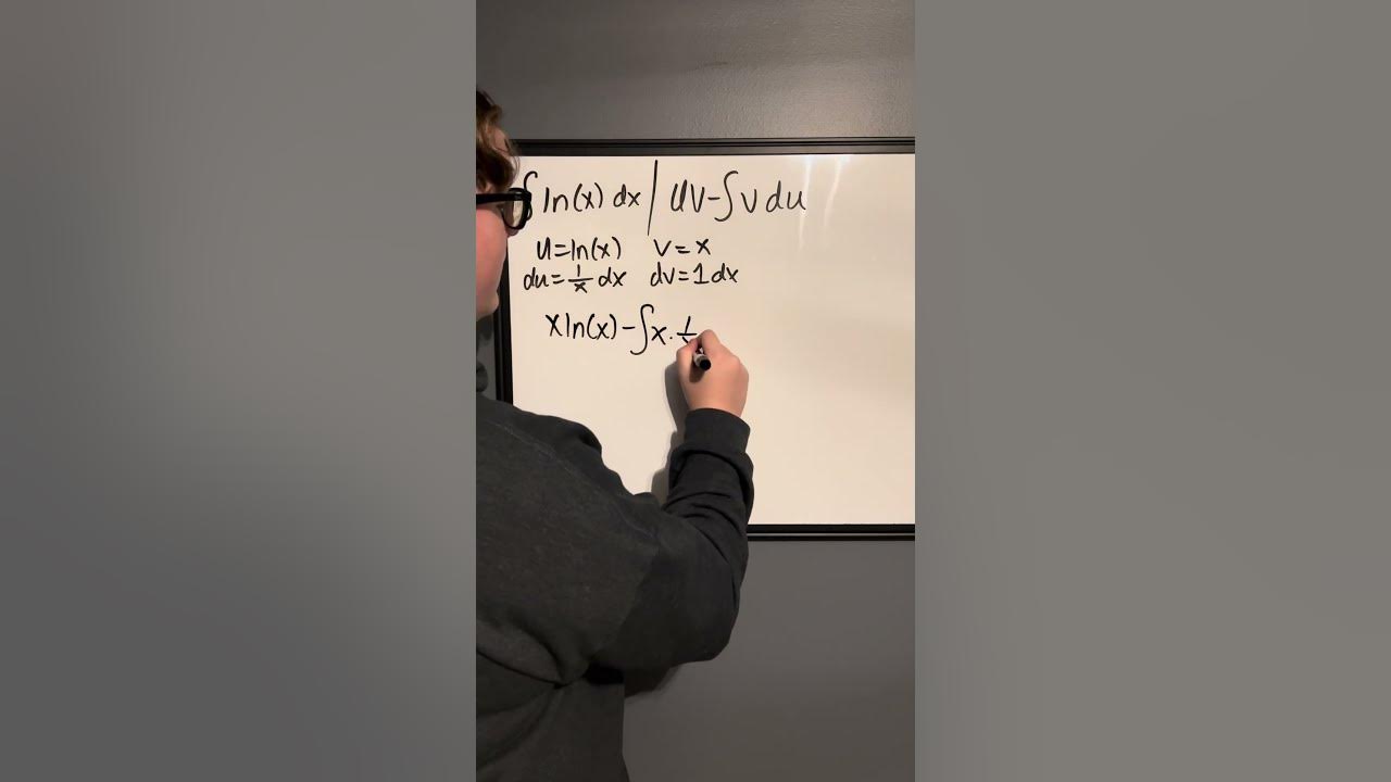 how-to-integrate-ln-x-youtube
