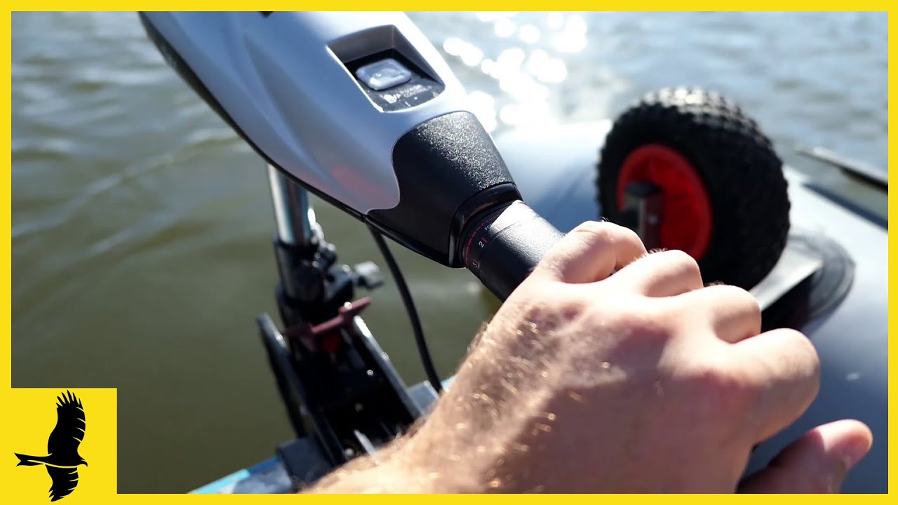 Schlauchboot fahren mit Rhino VX Elektro-Außenbordmotoren