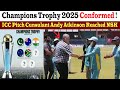 Champions trophy 2025  icc pitch consultant andy atkinson reached national stadium karachi