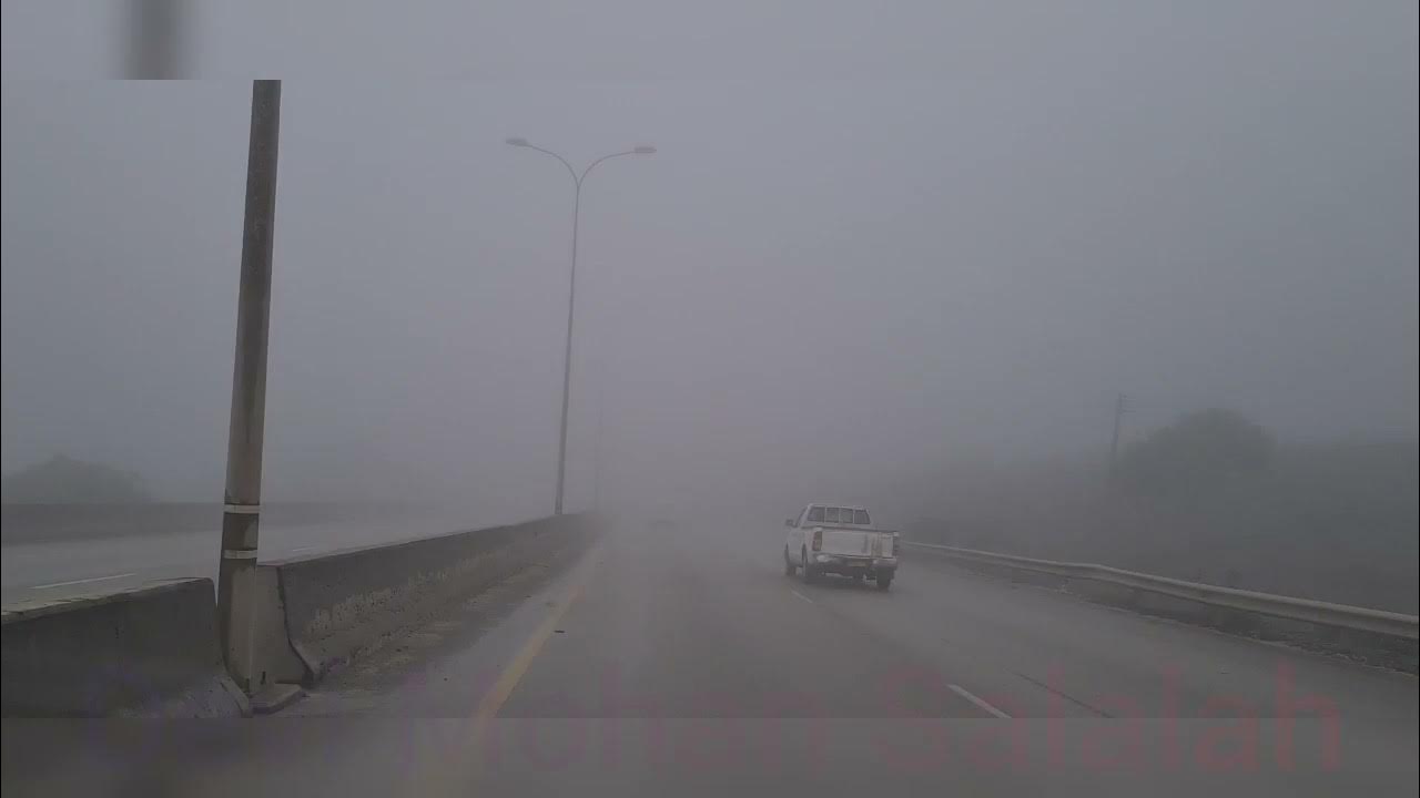 Heavy Fog on Roads/poor visibility for Drive carefully drive fog 