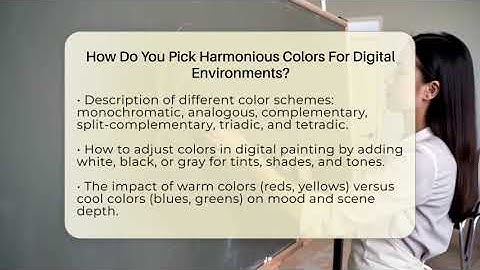 How Do You Pick Harmonious Colors For Digital Environments? - Drawing and Painting Academy