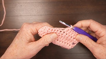 Crochet for Absolute Beginners Episode 3 - Half-double crochet