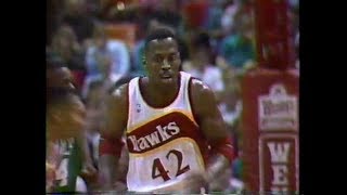 Kevin Willis (30pts/22rebs) vs. Celtics (1991)