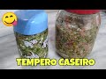 TEMPERO CASEIRO COMPLETO: PODE USAR EM TODO TIPO DE COMIDA/ CANTINHO DA MALU