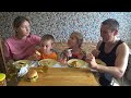 СЕМЕЙНЫЙ МУКБАНГ ДОМАШНИЙ БУРГЕР | FAMILY MUKBANG HOMEMADE BURGER #mukbang #burger #мукбанг #бургер