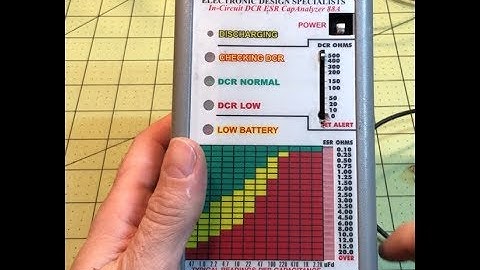 EDS-88a capacitor esr tester demo