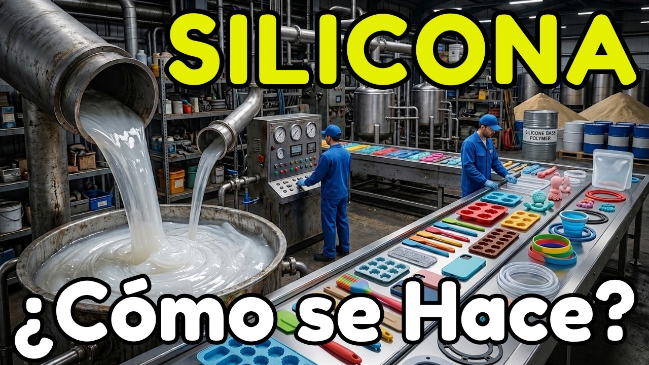 ¿Cómo Se Fabrica La SILICONA? El Extraño Material Que NO Es Plástico