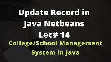 How to Updated Record in Java Netbeans Database