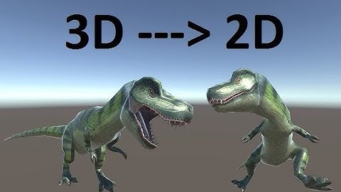 Turn 3D Model into 2D Sprite and give animation (Easy Way - Unity 2017)