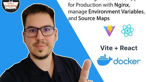 Dockerizing a React Vite App for Production with Nginx, manage Environment Variables and Source Maps