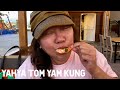 Eating At Yahya Tom Yam Kung Seafood Restaurant - Global Village Dubai UAE