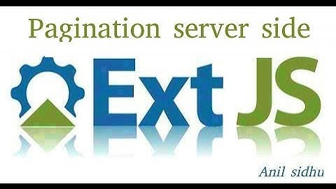 Sencha ext js tutorial #14 how to use pagination | anil sidhu