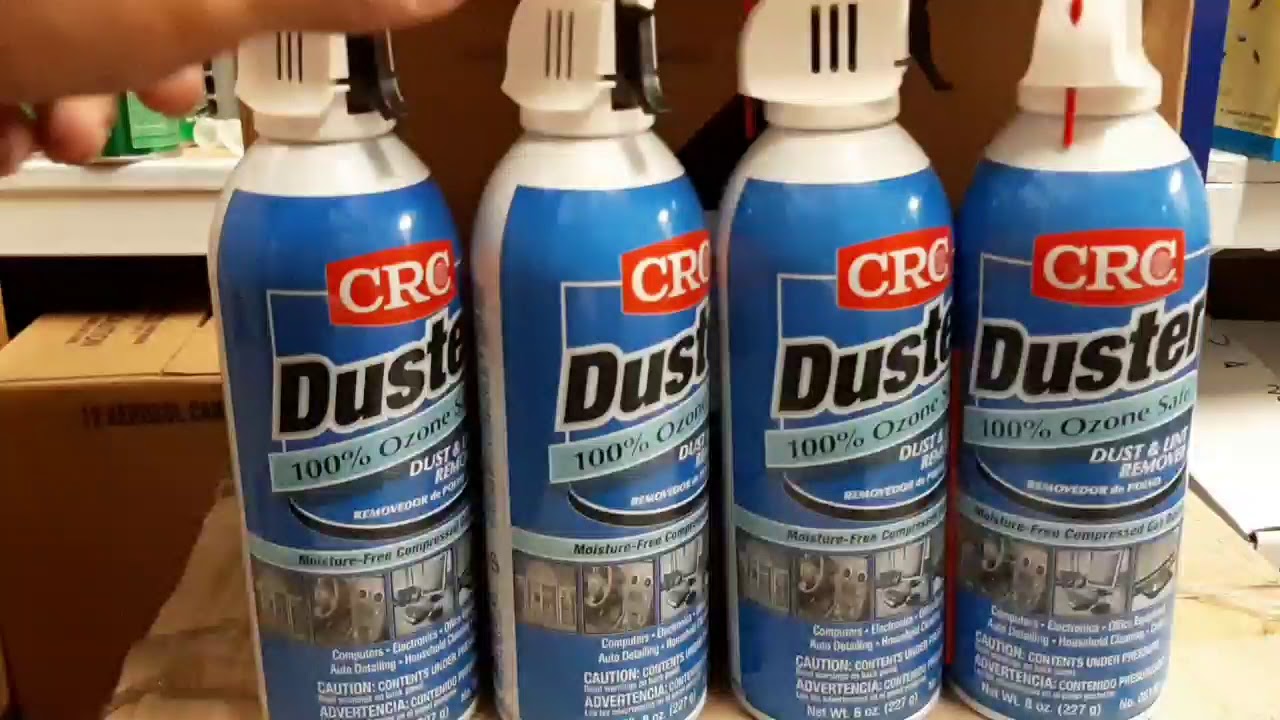 CRC Duster Moisture-Free Dust & Lint Remover 8 Wt Oz