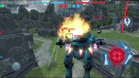 War robots test servers new hover robot and median shotgun storm