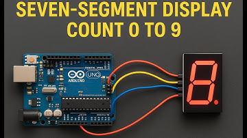 “Arduino Seven Segment Display – Count 0 to 9”
