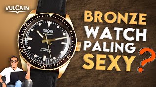 BRONZE WATCH PALING SEXY❓❓In Review Of Vulcain Skindiver Nautique Bronze &amp; Black❗️