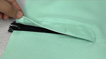 How to Sew Fly Front Zipper | Step by Step Sewing Guide for Beginners