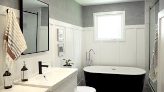 Farmhouse Style Master Bathroom Remodel | Reality Renovision Ep23