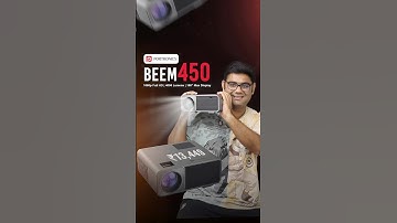the Portronics Beem 450 – a smart LED projector 🔥 🥶🔥 #projector #portronics #shortsfeed #fyp