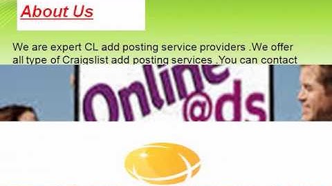 Addpostingservice.Com - Buy CL PVA  Accounts | CL Add Posting Service