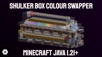 Shulker Box Colour Swapper - automatically colour code your storage! (Java 1.21+)