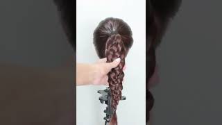 Easy hairstyle for girls | cute hair bun #short #hairbun #hairstyle