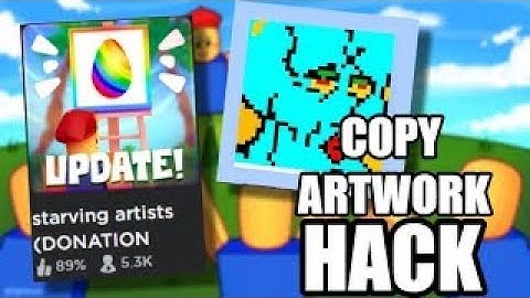 [WORKING] Starving Artist OP Script Hack GUI| Copy Artwork, Free Robux, 100% Undetectable