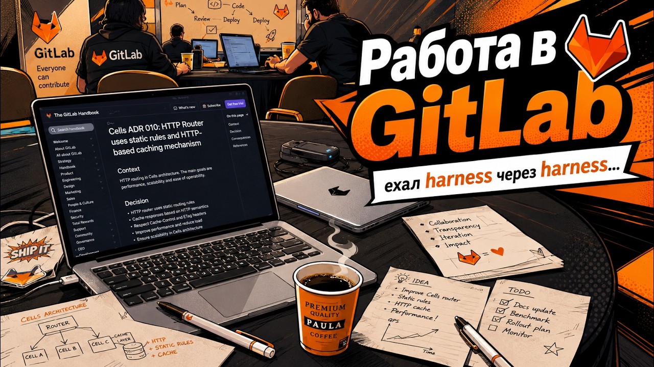 Работаем в GitLab: ехал harness через harness: video thumbnail