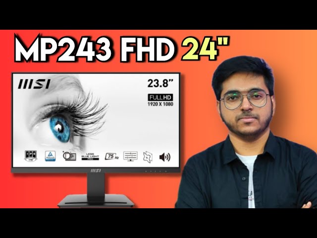 💻 MSI Modern MD241 Monitor - Review, Unboxing & Setup - YouTube