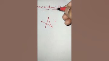 How to draw star without stop| draw shape #shorts #shortvideo #shape #maths