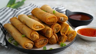 The Best Crispy Shrimp Spring Rolls Recipe | Easy Prawn Rolls