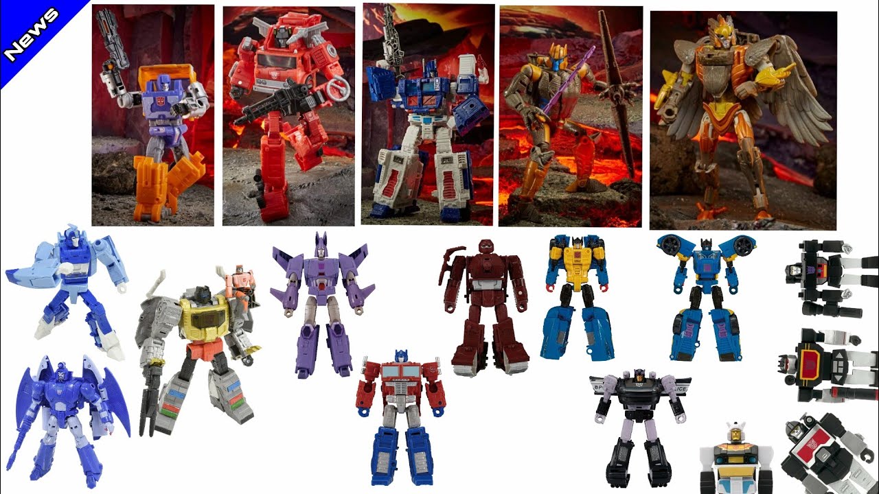 TRANSFORMERS KINGDOM WAVE 2 DINOBOT HUFFER ULTRA MAGNUS AIRAZOR, STUDIO