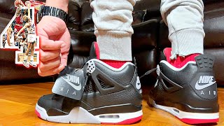 Air Jordan 4 Bred Reimagined Sold Out Quick | Review & BEST ON FOOT!!
