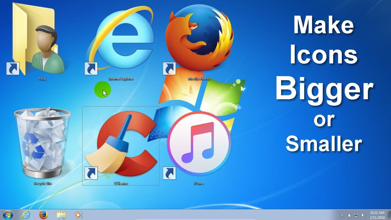 How To Make Icons Smaller On Windows Youtube - Vrogue