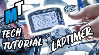 MotoTech Tutorial #14 - Einbau Laptimer Starlane Corsaro