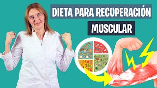 Cómo MEJORAR la RECUPERACIÓN MUSCULAR | Alimentos recuperadores tras entrenar | Nutrición deportiva