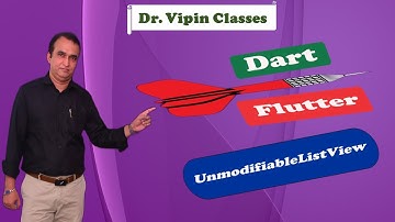 Dart Unmodifiable List - Video 33 | Dr. Vipin Classess #dart