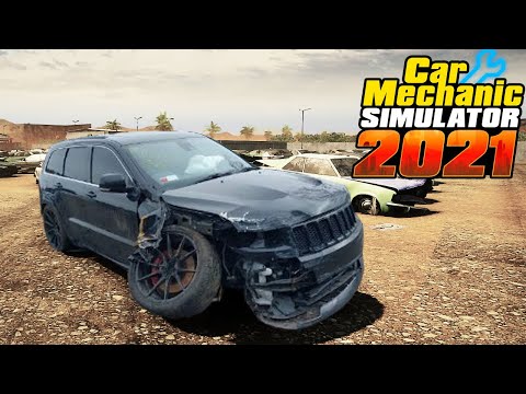 Видео: Новое DLC Jeep | RAM - Реставрация Jeep Grand Cherokee SRT8 - Car Mechanic Simulator 2021 #213