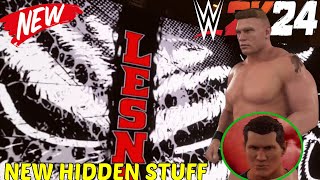 Playable Brock lesnar 02   new hidden stuff to get! (MODELS,THEMES,HAIR,HIDDEN COMMENTARTY & MORE)